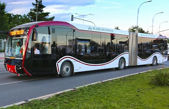 Elektrikli otobüslerden görüntüler (Video)