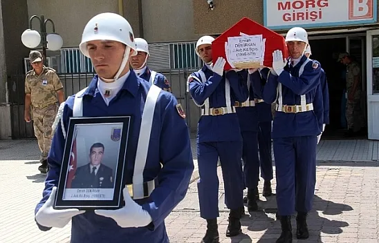 Kazada hayatını kaybeden astsubay, memleketine uğurlandı