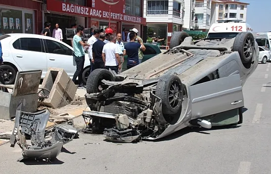 Otomobil takla attı: Çok sayıda yaralı var