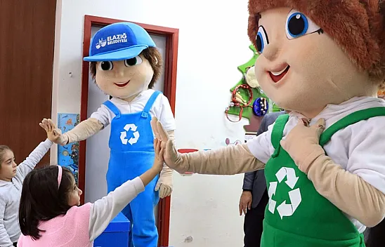 'İklim' ve 'Yağmur', öğrencilere geri dönüşüm ve çevreci bilinci aşılıyor