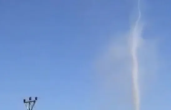 Mini hortum korkuttu!