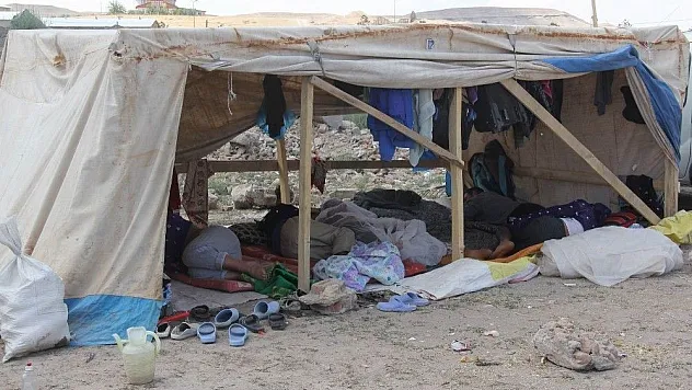 Mevsimlik işçilerin zorlu yaşam mücadelesi