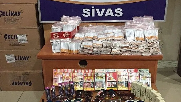 Hediyelik eşya dükkanına kaçakçılık operasyonu