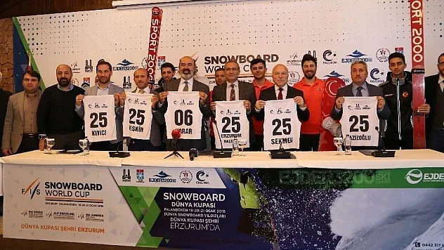 Palandöken'de dev organizasyon: Snowboard Dünya Kupası