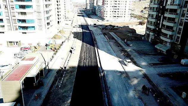 Yeşilçam Caddesi asfaltlanıyor