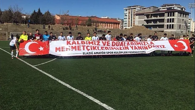 Elazığ amatöründen Mehmetçiğe destek