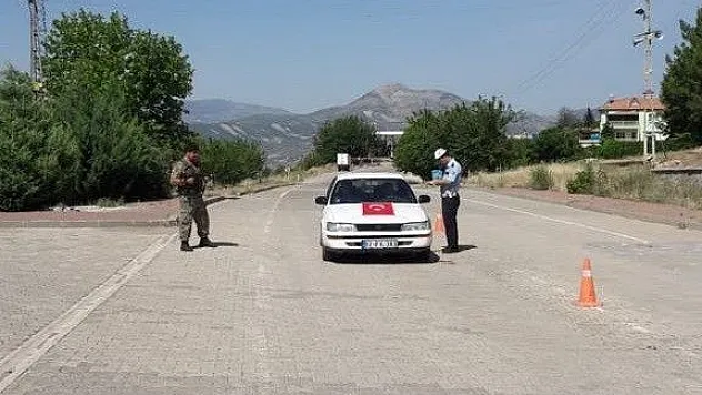 Tut ilçesinde Ramazan Bayramı trafik denetimleri başladı
