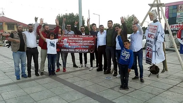 Erzincan'da FETÖ elebaşı Gülen'in kuklası idam edildi