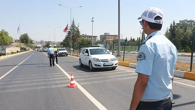 Adıyaman'da bayram tatilinde trafik denetimleri olumlu sonuç verdi