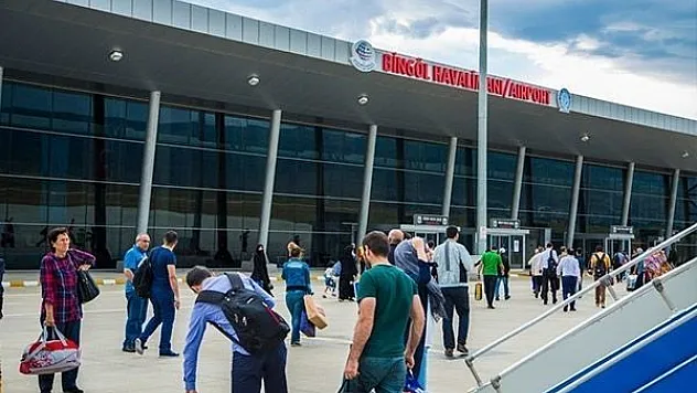 Bingöl Havalimanından 1 ayda 20 bin yolcu uçtu
