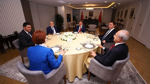 Altılı masadan yeni açıklama!