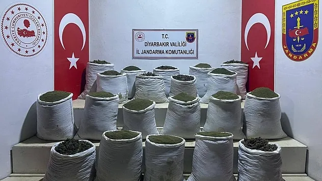 Diyarbakır'da dev uyuşturucu operasyonu