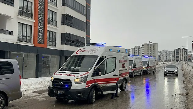 Elazığ'da doğal gaz zehirlenmesi