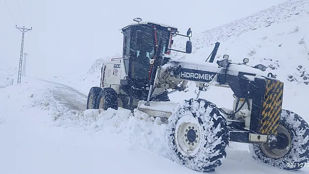 Elazığ'da kapalı köy yolu kalmadı