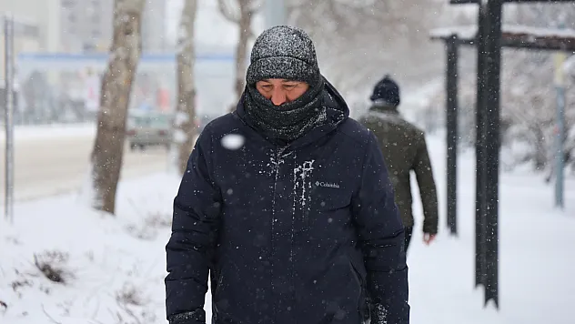 Elazığ'da 'kar yağışı' etkili oluyor