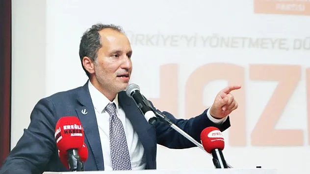 Fatih Erbakan'dan önemli açıklamalar