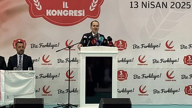 Fatih Erbakan, il kongresine katıldı