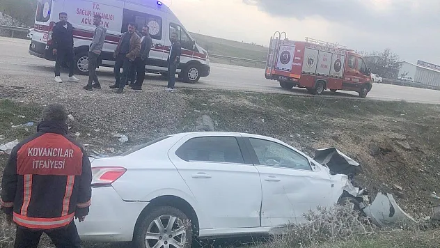 Kovancılar'da trafik kazası