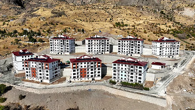 Tunceli'de konutlar bitme aşamasına geldi