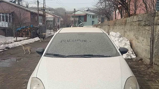 Tunceli'de toz taşınımı