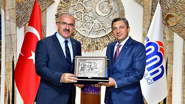 Vali Toraman'dan Vali Şahin'e ziyaret