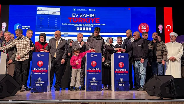 Yüzyılın Konut Projesi'nde Elazığ kurası çekildi