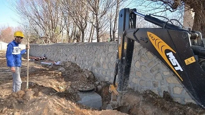 MASKİ Başdirek Mahallesine 4,8 km kanalizasyon hattı inşa ediyor
