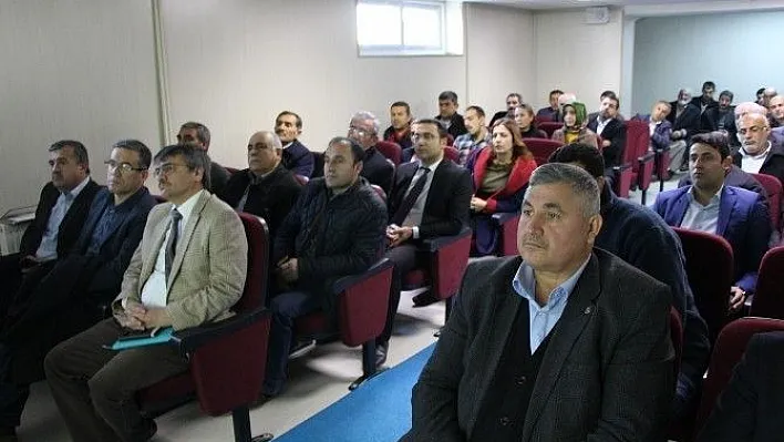 Çiftçiler kuraklık verim sigortası hakkında bilgilendirildi
