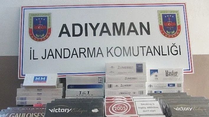 Jandarma kaçak sigara ele geçirdi
