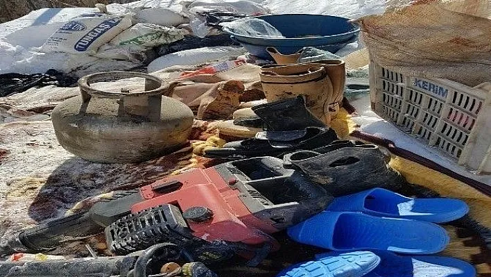 Tunceli'deki operasyonda çok sayıda malzeme ele geçirildi