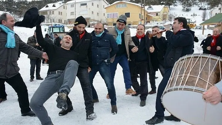 Eğriçimen Yaylası'nda kış şenliği düzenlendi
