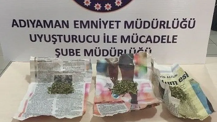 Uyuşturucu satıcısı polisten kaçamadı
