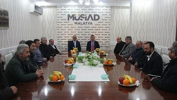 Ağbaba'dan MÜSİAD'a ziyaret
