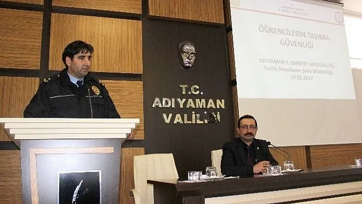 'Öğrencilerin Taşınma Güvenliği' eğitimi verildi
