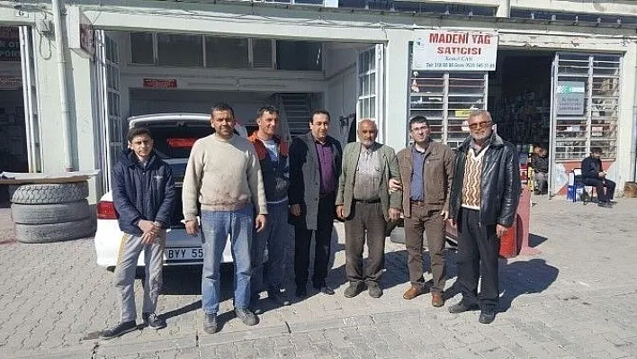 Kaymakam Gencer'den küçük sanayi sitesi esnafına ziyaret
