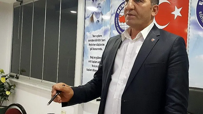 Başkan Deniz'den Eğitim Bir-Sen'in kuruluşunun 25.yıl açıklaması
