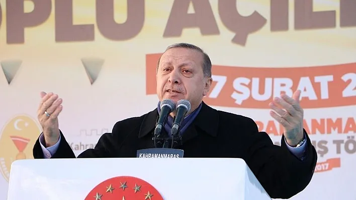 Cumhurbaşkanı Erdoğan Kahramanmaraş'ta
