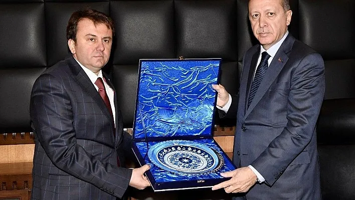Cumhurbaşkanı Erdoğan'dan Kahramanmaraş Büyükşehir Belediyesine ziyaret
