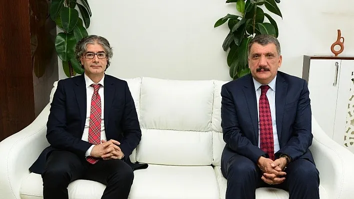 Prof. Dr. Özdemir, Başkan Gürkan'a veda ziyaretinde bulundu
