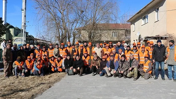 Erzincan'da sürek avı
