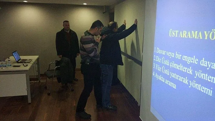 Güvenlik personellerine eğitim
