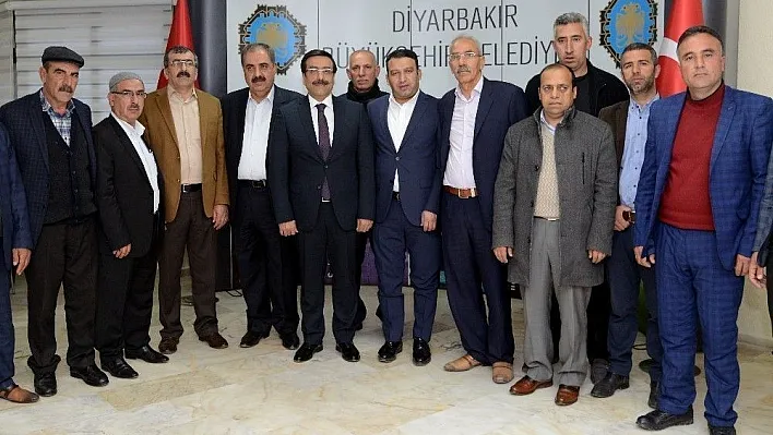Muhtarlardan Başkan Atilla'ya ziyaret
