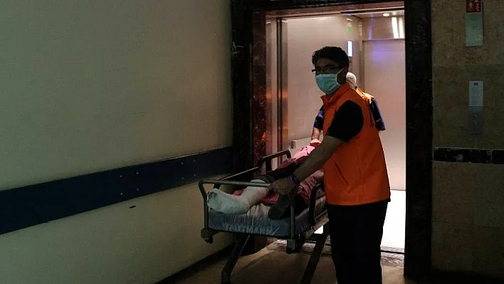 Hastanedeki yangın tatbikatı gerçeği aratmadı
