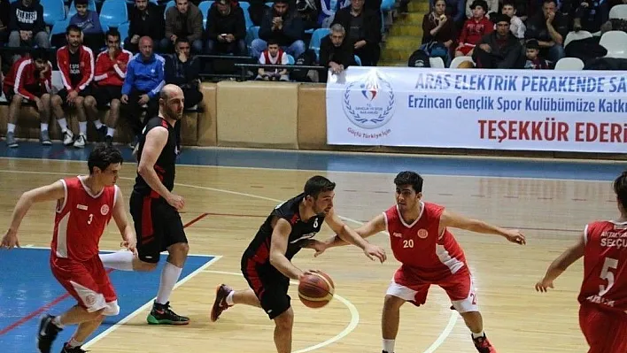 Erzincan Gençlik Basketbol Spor Kulübünden farklı galibiyet
