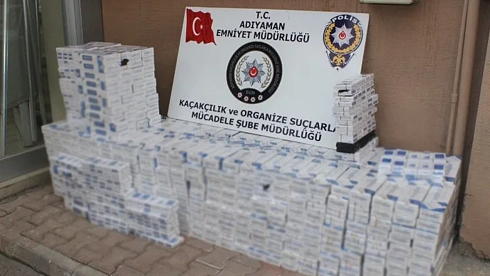 Polis ekipleri kaçak sigaraya geçit vermiyor
