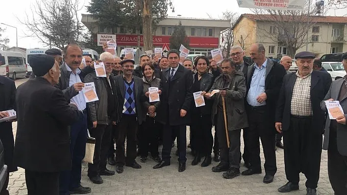 CHP İl Başkanı Kiraz'dan Arguvan'a ziyaret