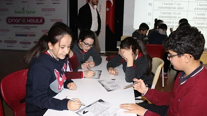 Çınar Okullarında bilgi yarışması düzenlendi