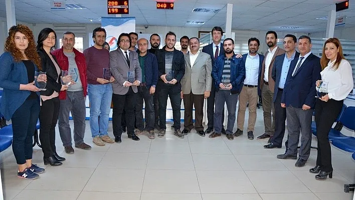 Dicle Elektrik Dağıtım'dan MHM çalışanlarına plaket