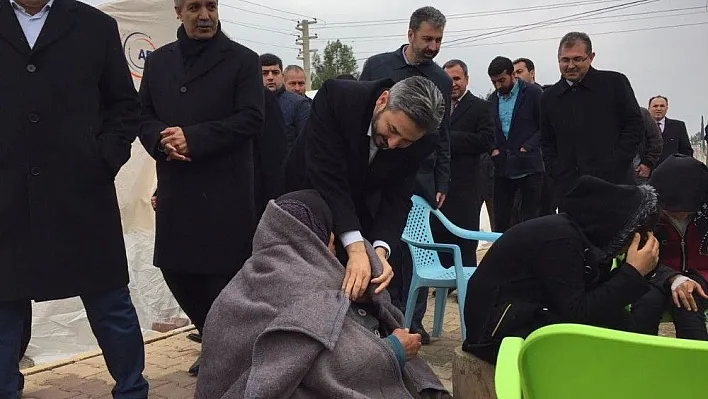 TBMM Başkanvekili Aydın, depremin merkez üssü Samsat'ta inceleme yaptı
