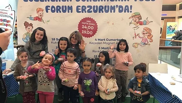 Etkinlik atölyelerine yoğun ilgi
